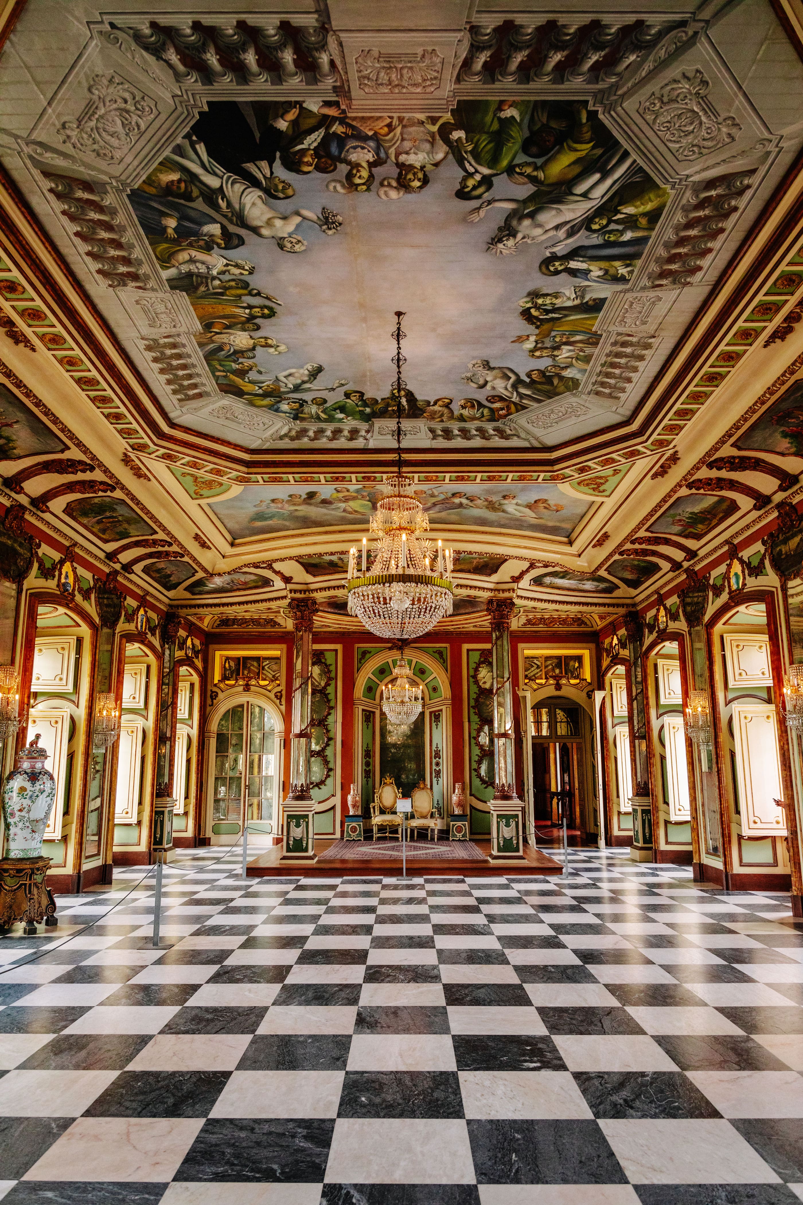Parques De Sintra Palacio De Queluz Sala Embaixadores