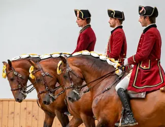 Escola Portuguesa De Arte Equestre Pas De Trois Picadeiro Henrique Calado Belem