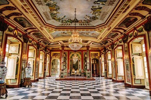 Parques De Sintra Palacio Nacional E Jardins De Queluz Sala Embaixadores 01