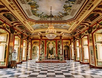 Parques De Sintra Palacio Nacional E Jardins De Queluz Sala Embaixadores 01