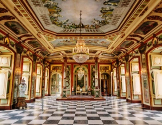 Parques De Sintra Palacio Nacional E Jardins De Queluz Sala Embaixadores 01