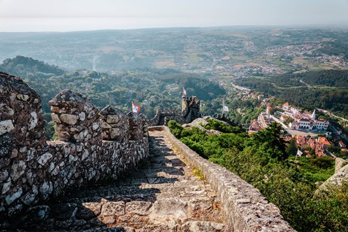 Parques De Sintra Castelo Dos Moutos Muralhas 02