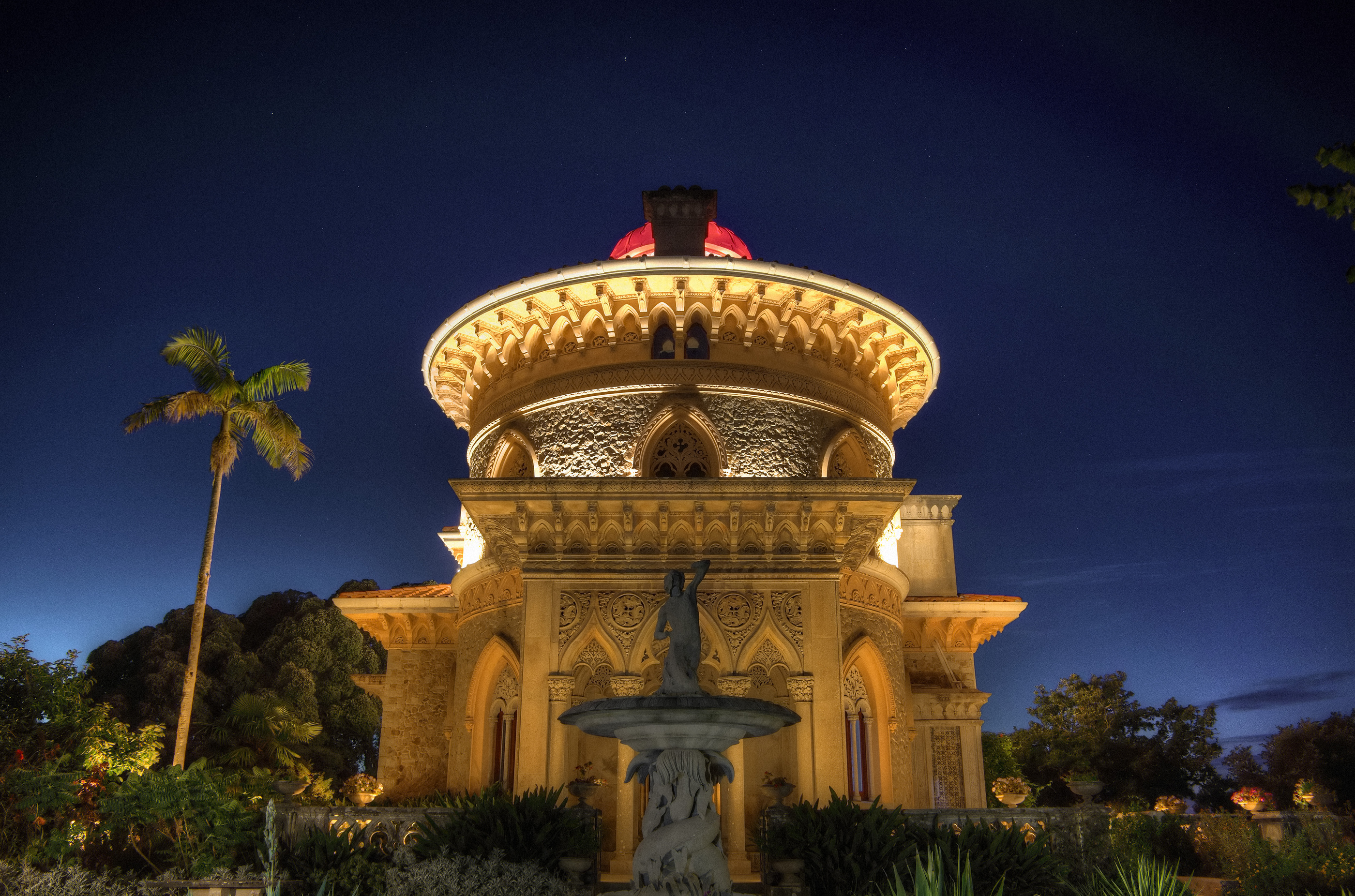 Monserrate Palace By Night