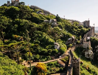 Parques De Sintra Castelo Dos Mouros Praca Armas