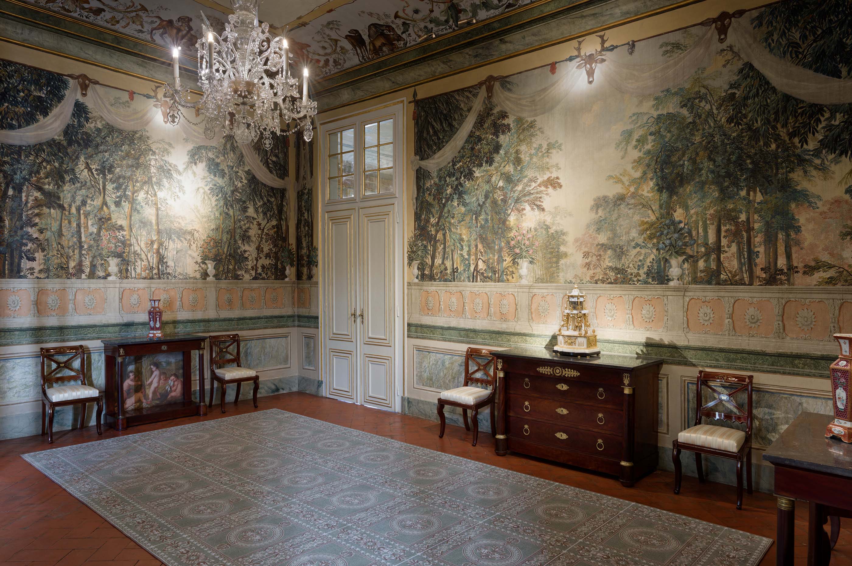 Palacio Nacional De Queluz Aposentos Carlota Joaquina Antecamara©PSML EMIGUS