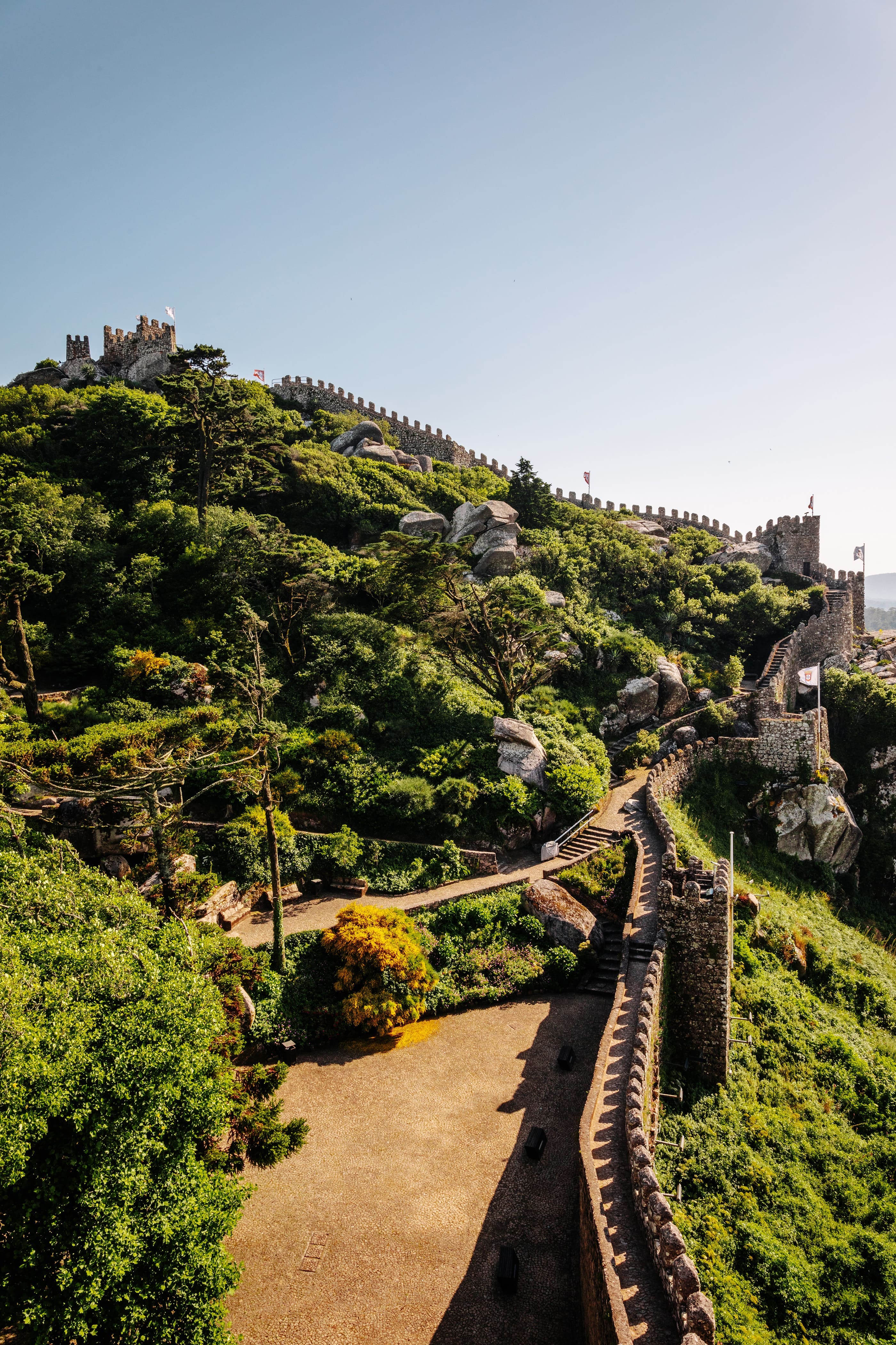 Parques De Sintra Castelo Dos Mouros Praca Armas