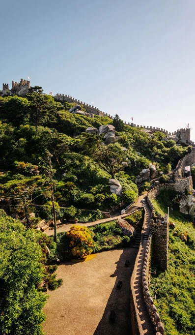 Parques De Sintra Castelo Dos Mouros Praca Armas