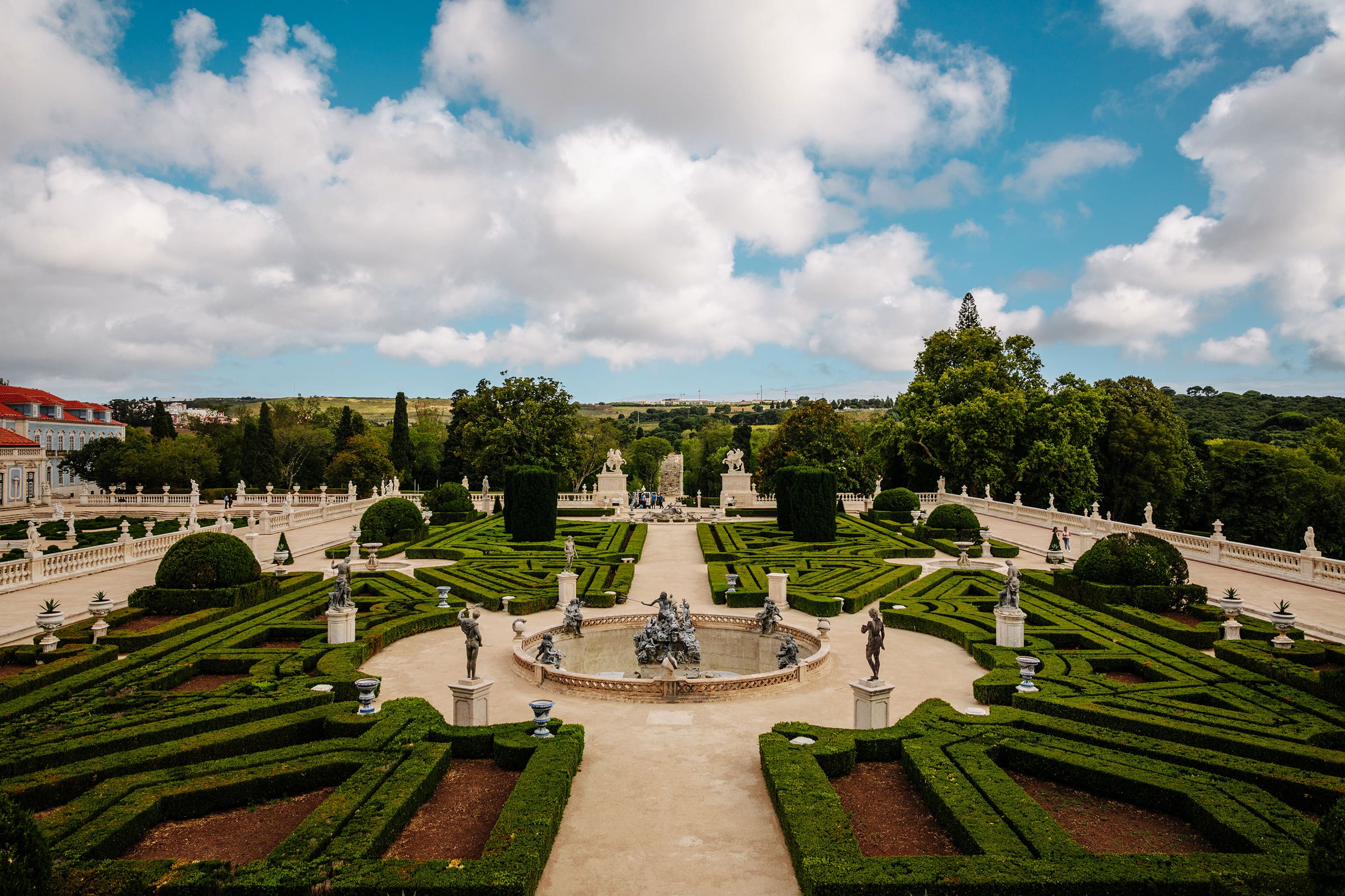 Parques De Sintra Palacio De Queluz Jardins Superiores