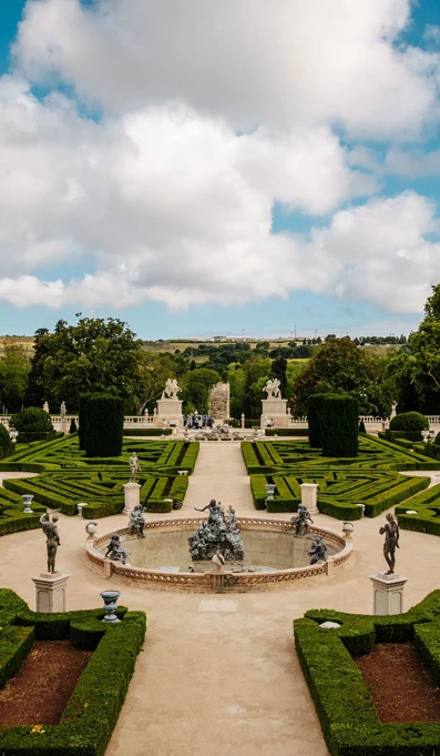 Parques De Sintra Palacio De Queluz Jardins Superiores