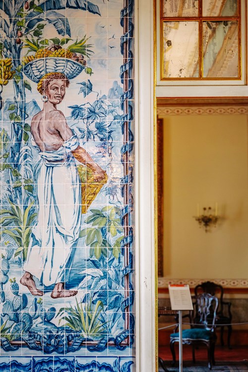 Parques De Sintra Palacio De Queluz Corredor Mangas Azulejos