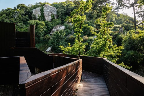 Parques De Sintra Castelo Dos Mouros Antigas Cavalaricas