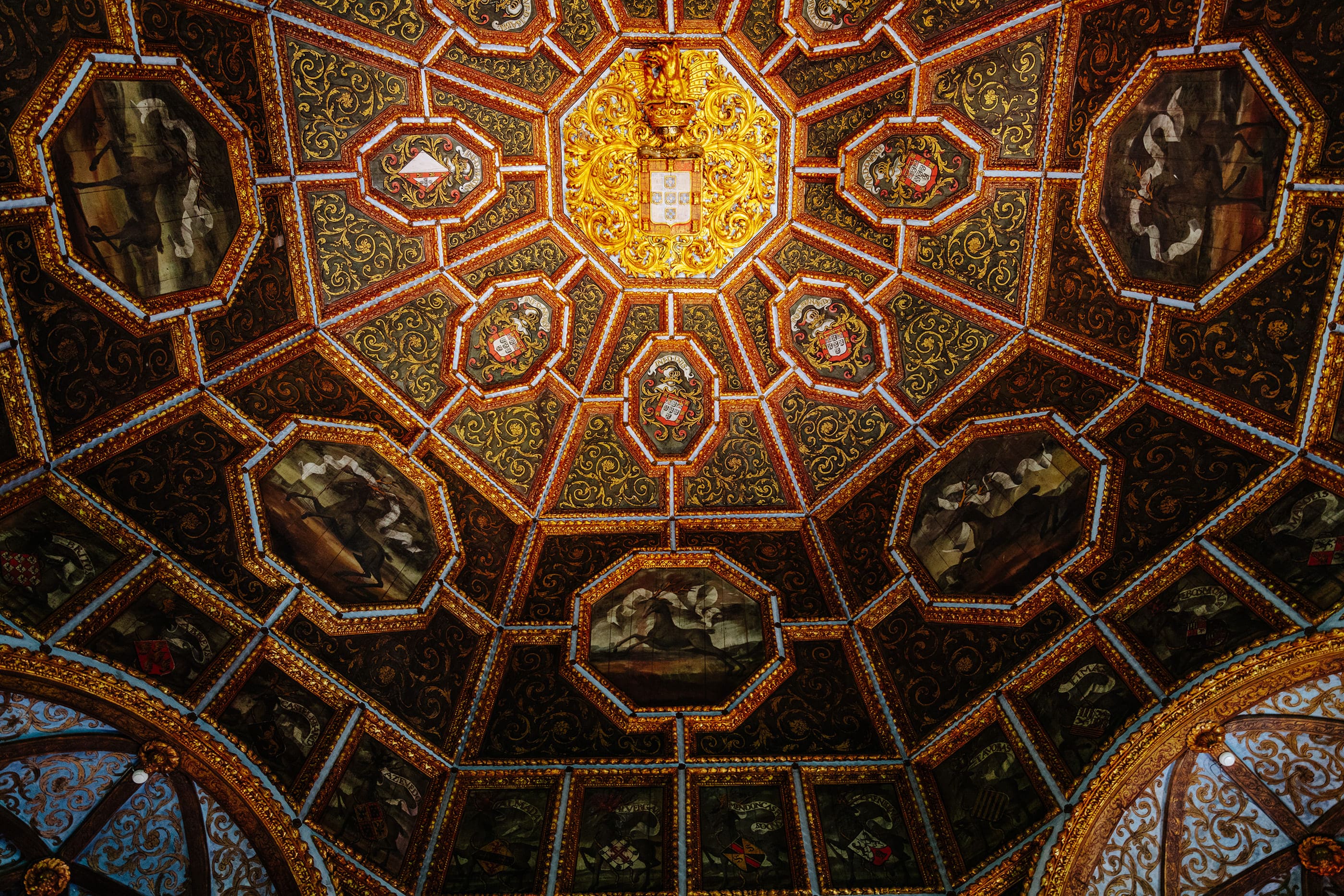 Parques De Sintra Palacio Nacional De Sintra Sala Brasoes