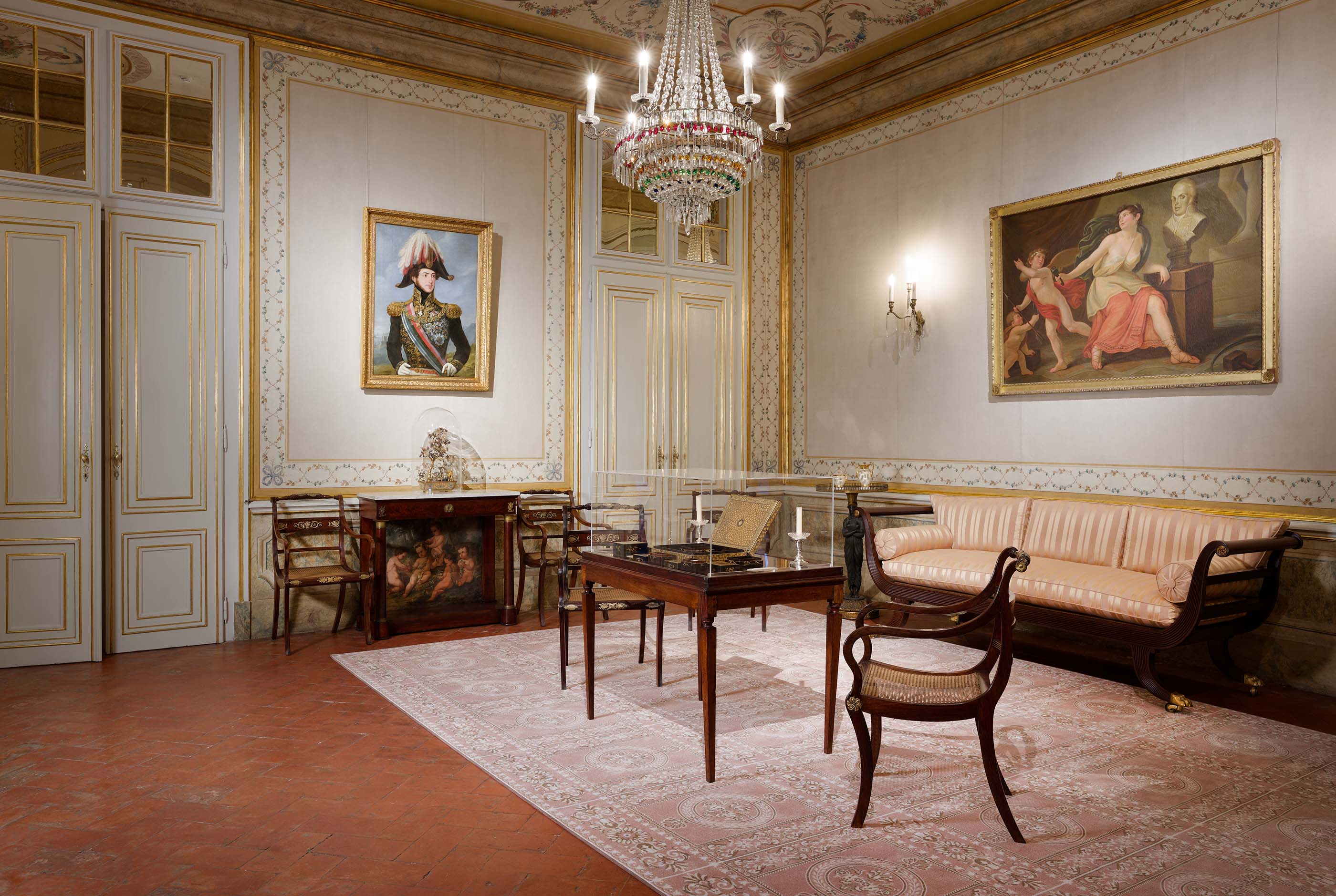Palacio Nacional De Queluz Aposentos Carlota Joaquina Camarim©PSML EMIGUS